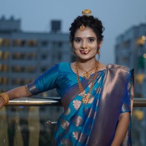 Professional photoshoot makeup by top-rated beauty parlour in Amravati for models, influencers, and fashion photography