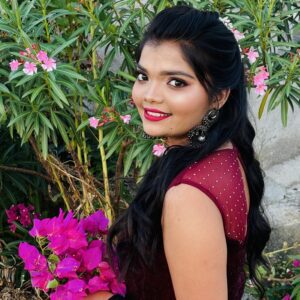 HD makeup for model photoshoot at Glowmorr Beauty Salon Amravati